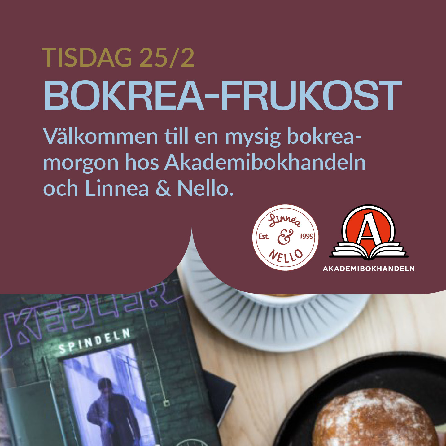 Kungsmässan BokREA-Frukost 25/2  kl. 07.00